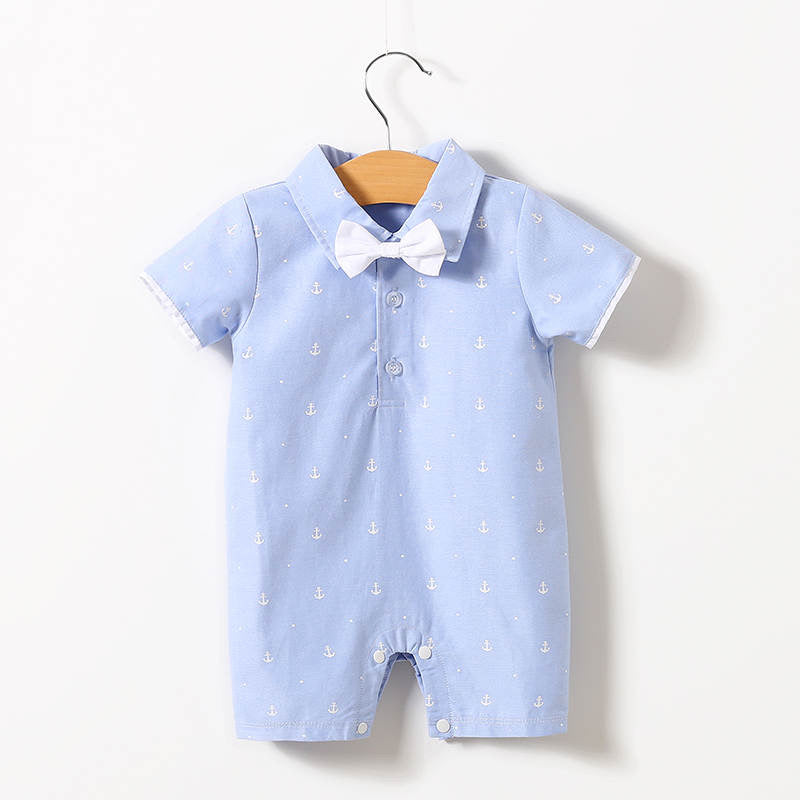 baby boy summer romper
