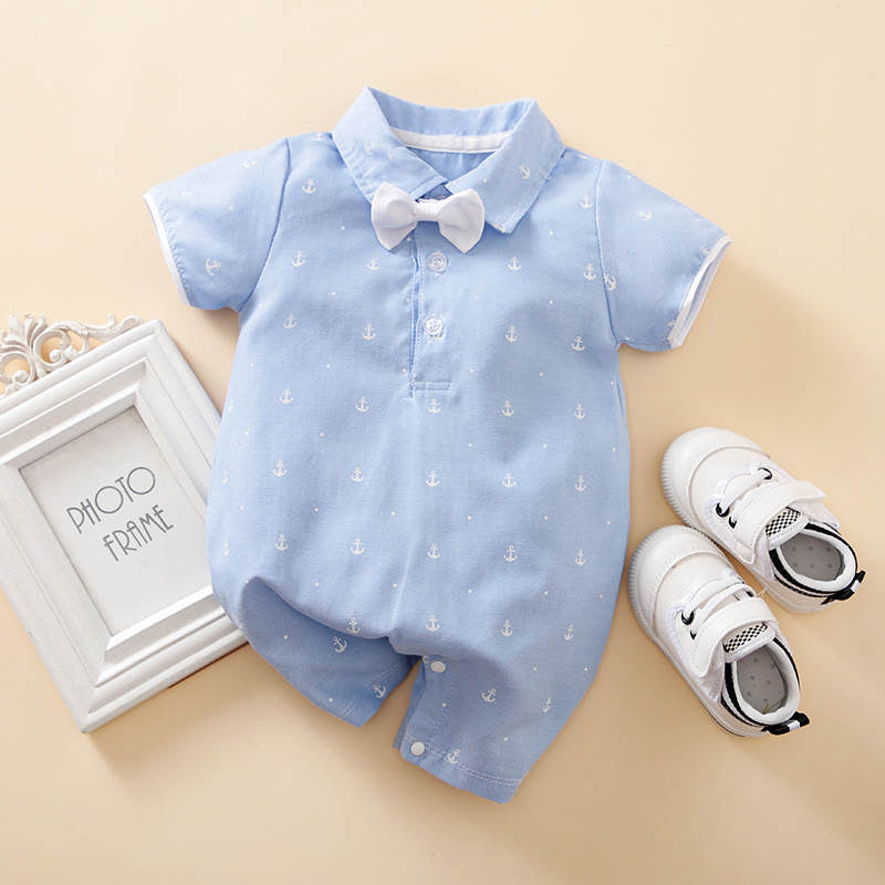 baby boy summer romper