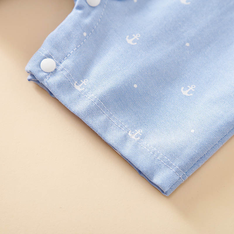 baby boy summer romper
