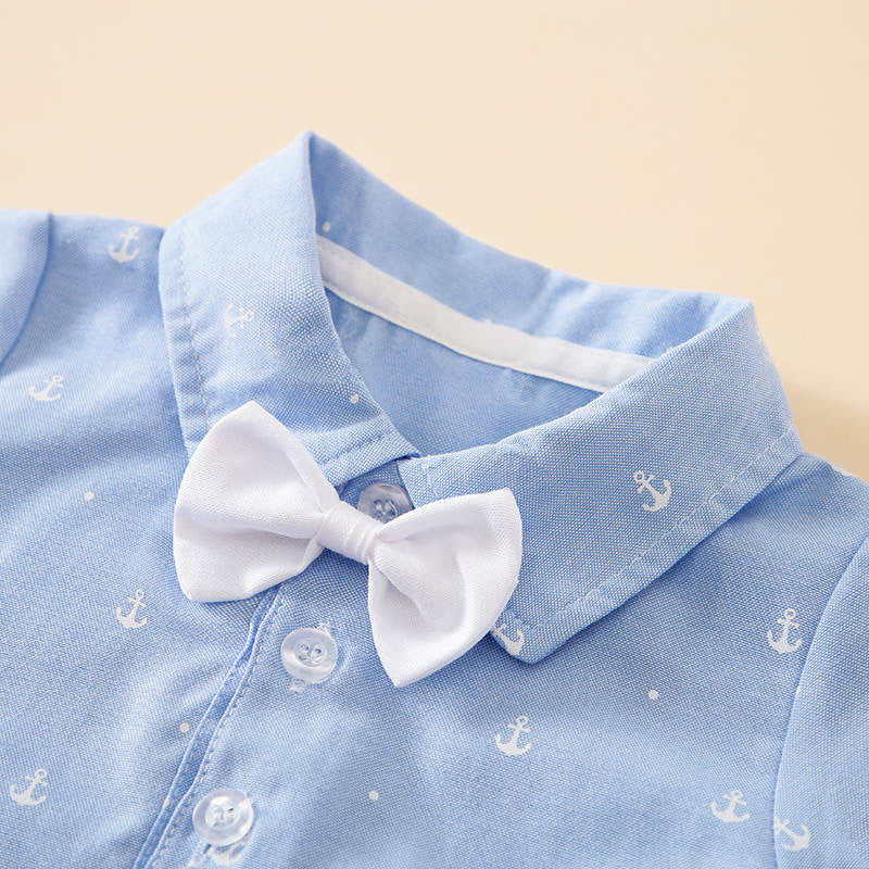 baby boy summer romper